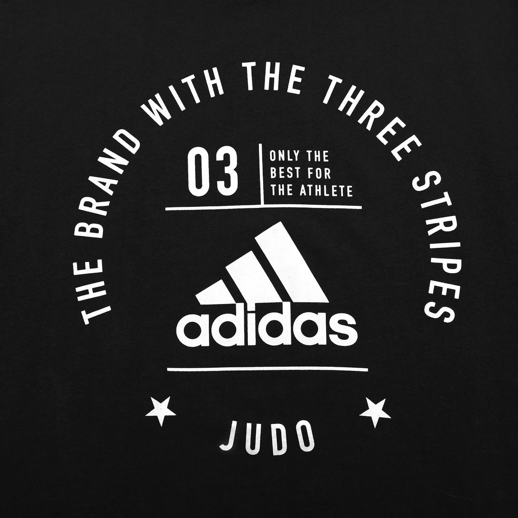 Adidas Judo T-Shirt Black and White