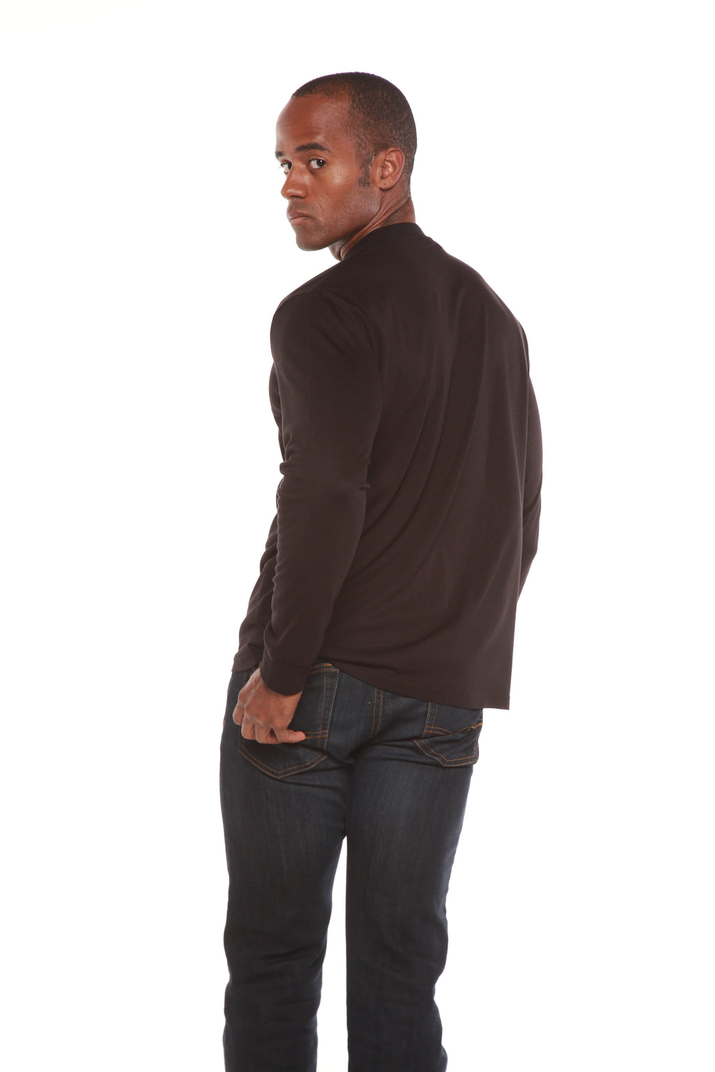 Men's Bamboo Viscose/Organic Cotton Long Sleeve T-Shirt